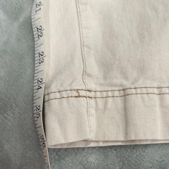 Old Navy Women's utility straight - natural beige size 12 high rise straight - Picture 10 of 12